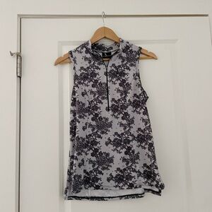 Shebeest Floral Damask Zip Front Cycling Top Jersey